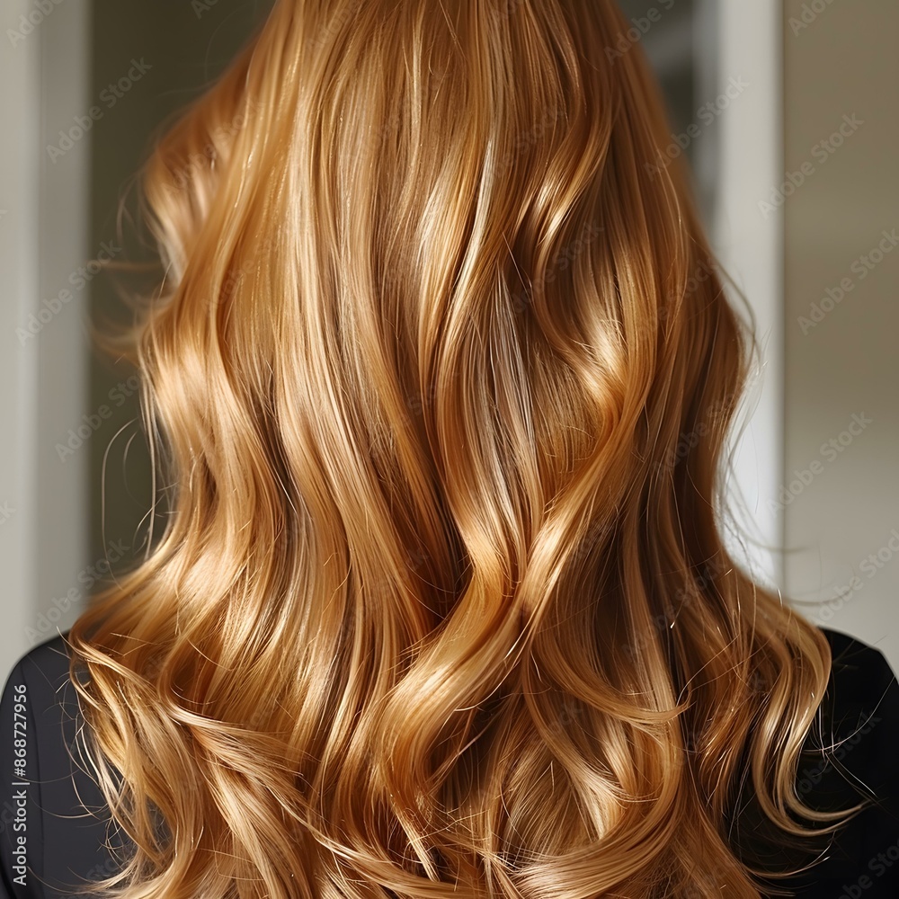 Woman with Long Flowing Red Hair Woman with Long Flowing Red Hair