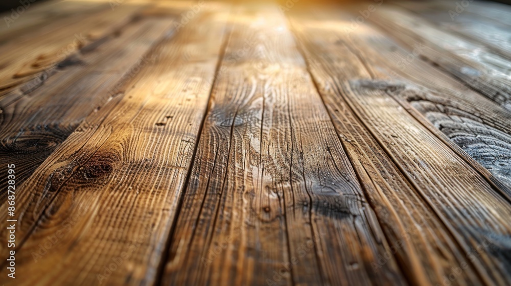 Close-up of rustic wooden table with detailed textures, perfect for backgrounds, presentations, or design work. Close-up of rustic wooden table with detailed textures, perfect for backgrounds, presentations, or design work.