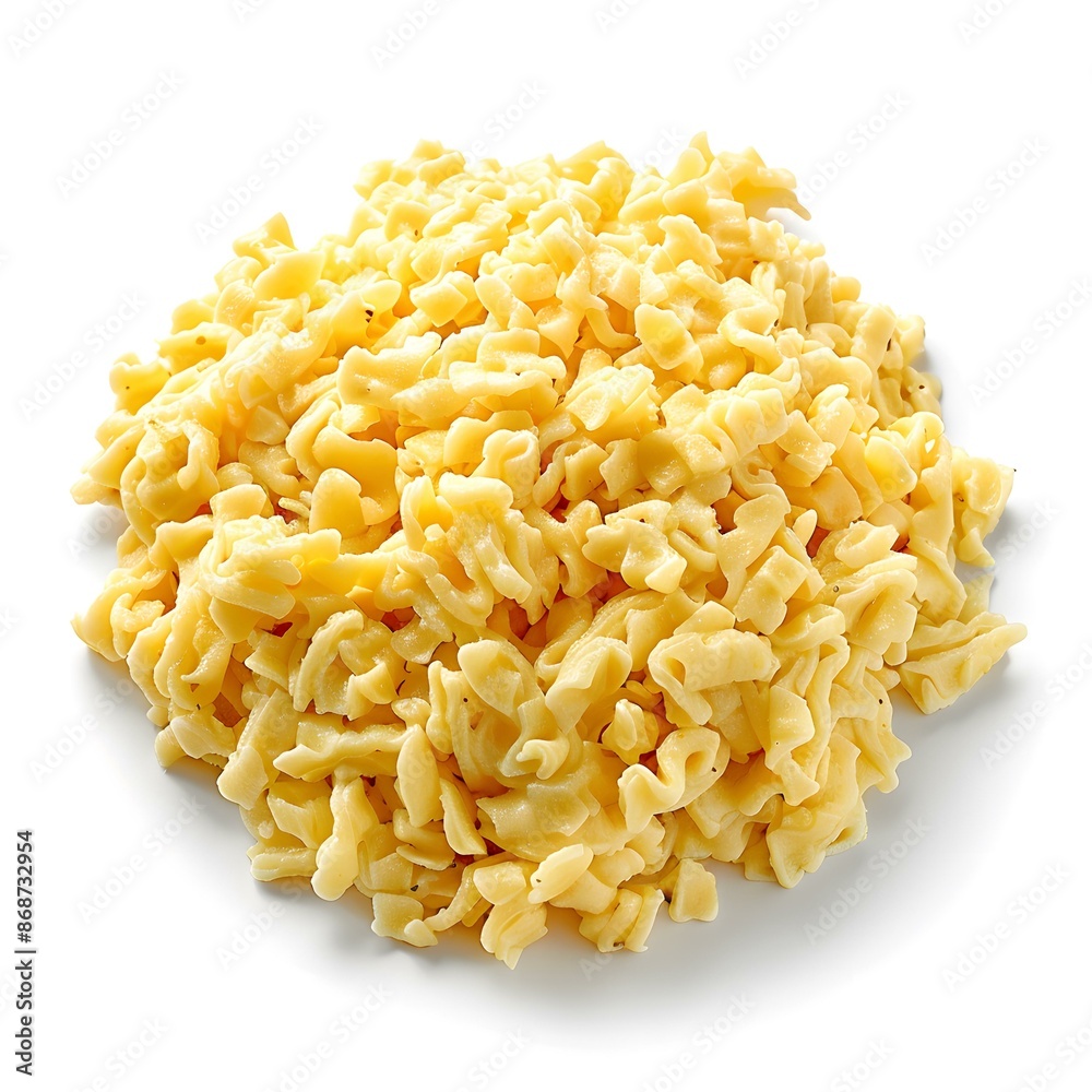 A pile of spaetzle A pile of spaetzle