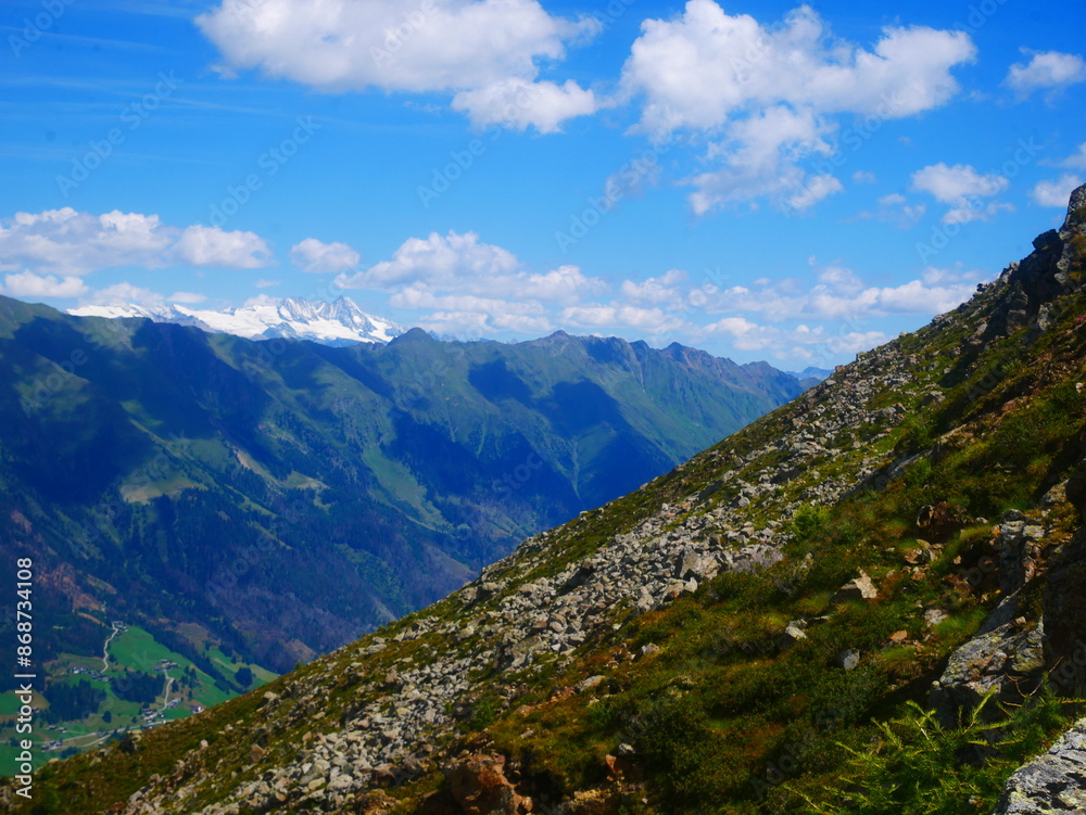 View on Hohen Tauern with Großglockner View on Hohen Tauern with Großglockner