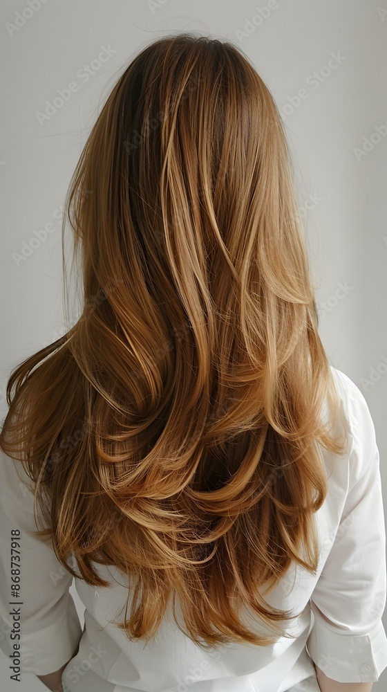 Fototapeta premium portrait of a woman with long red hair