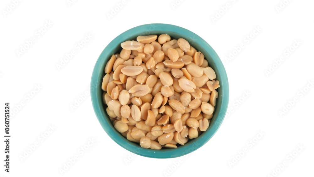 Peanuts on white background Peanuts on white background