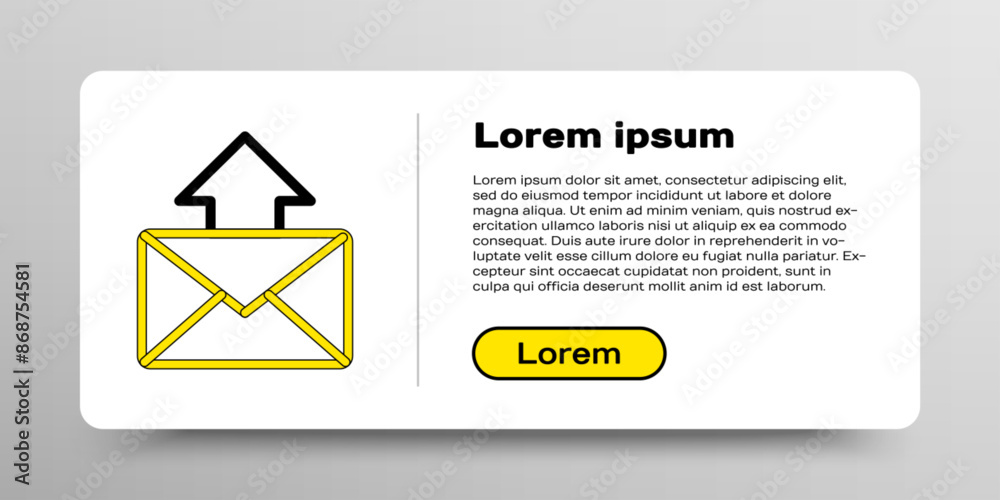 Line Mail and e-mail icon isolated on white background. Envelope symbol e-mail. Email message sign. Colorful outline concept. Vector Line Mail and e-mail icon isolated on white background. Envelope symbol e-mail. Email message sign. Colorful outline concept. Vector