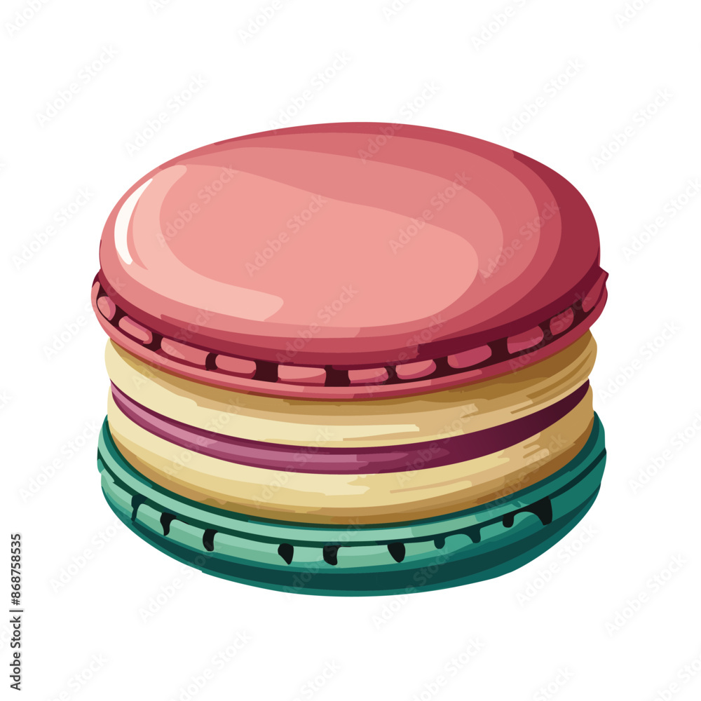 Vector Illustration of Macarons Vector Illustration of Macarons