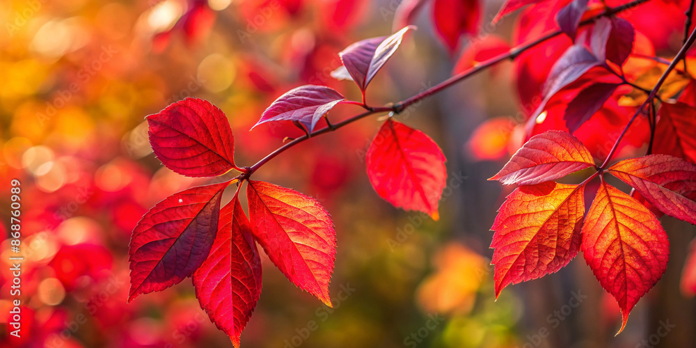 Vibrant red leaves on a tree branch, symbolizing autumn and the changing seasons, with a focus on natural beauty and color. Vibrant red leaves on a tree branch, symbolizing autumn and the changing seasons, with a focus on natural beauty and color.