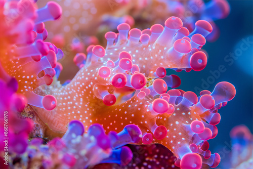 The beauty of marine life and coral reefs is a stunning display of underwater natural art. © Work 19 Studio
