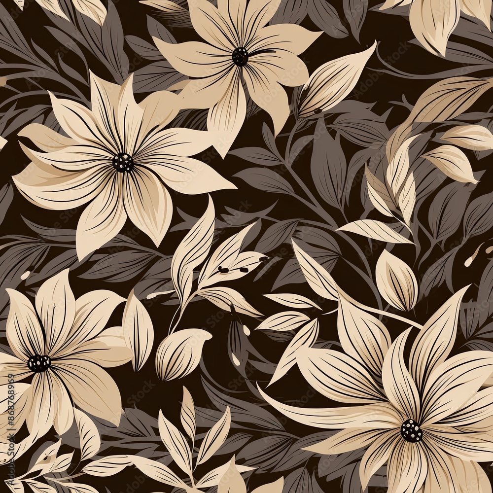 abstract seamless floral pattern abstract seamless floral pattern