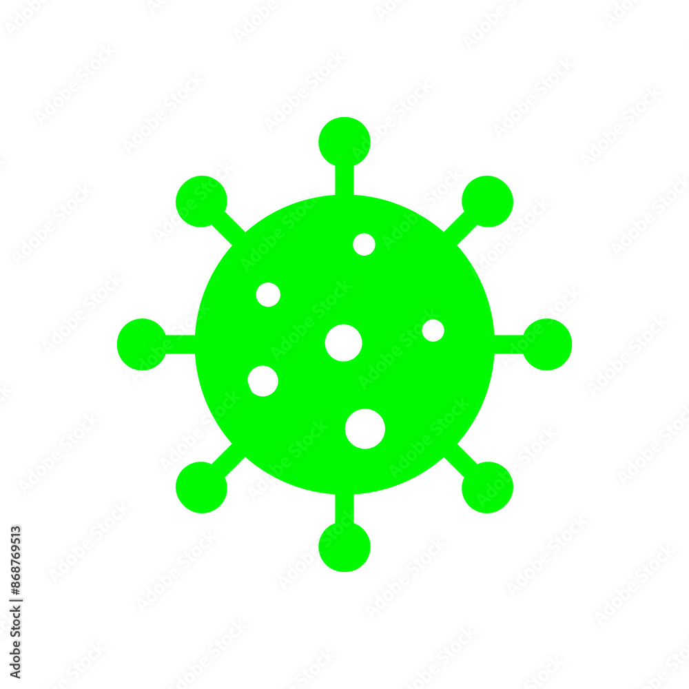 Virus icon with simple and modern design Virus icon with simple and modern design