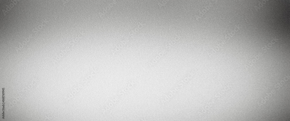 Obraz premium Silver gradient background with grain texture effect creating a modern and stylish look