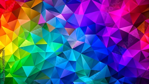 Vibrant Geometric Abstract Background