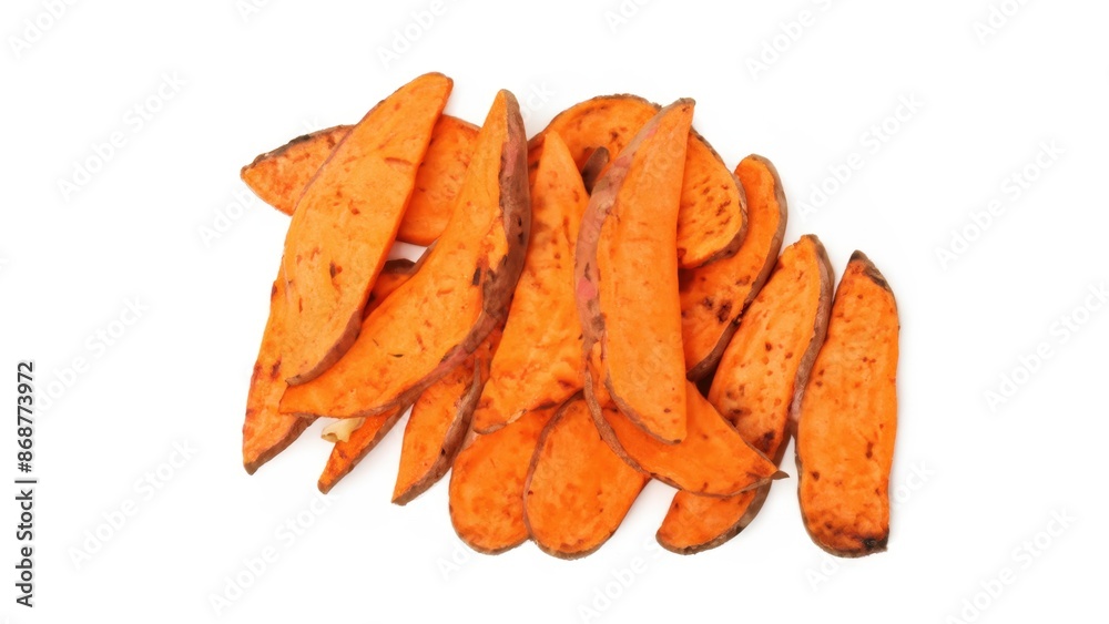 Sweet potato on white background Sweet potato on white background