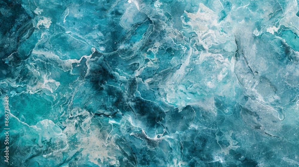 Abstract Teal and White Swirls Abstract Teal and White Swirls
