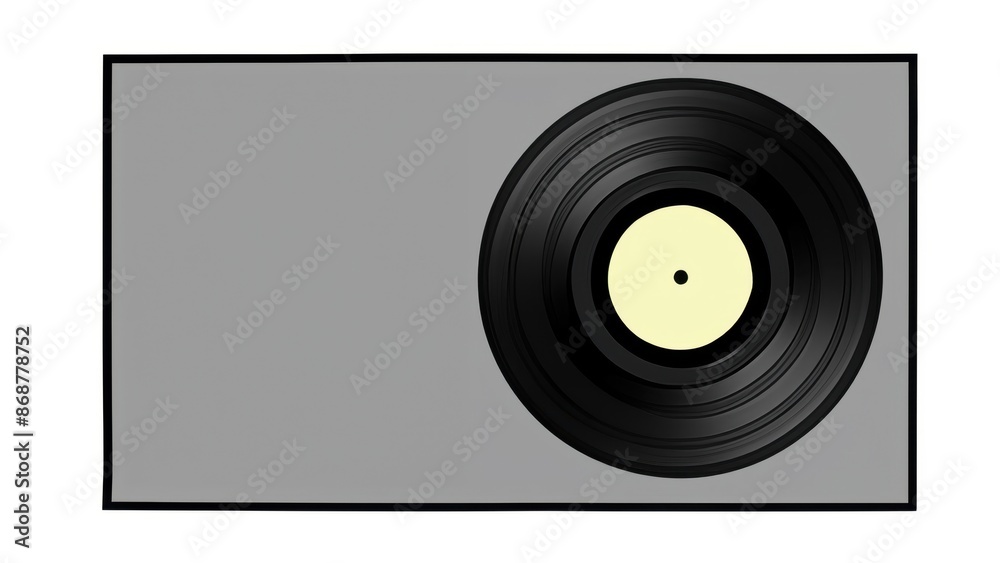 Vinyl record on white background Vinyl record on white background