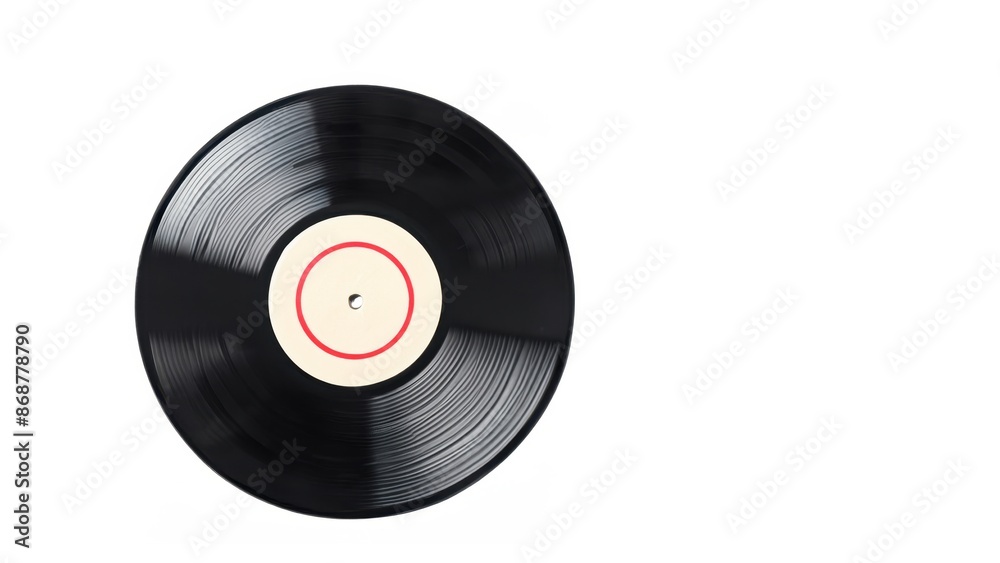 Vinyl record on white background Vinyl record on white background