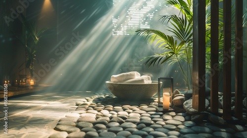 relaxed spa ambient photo