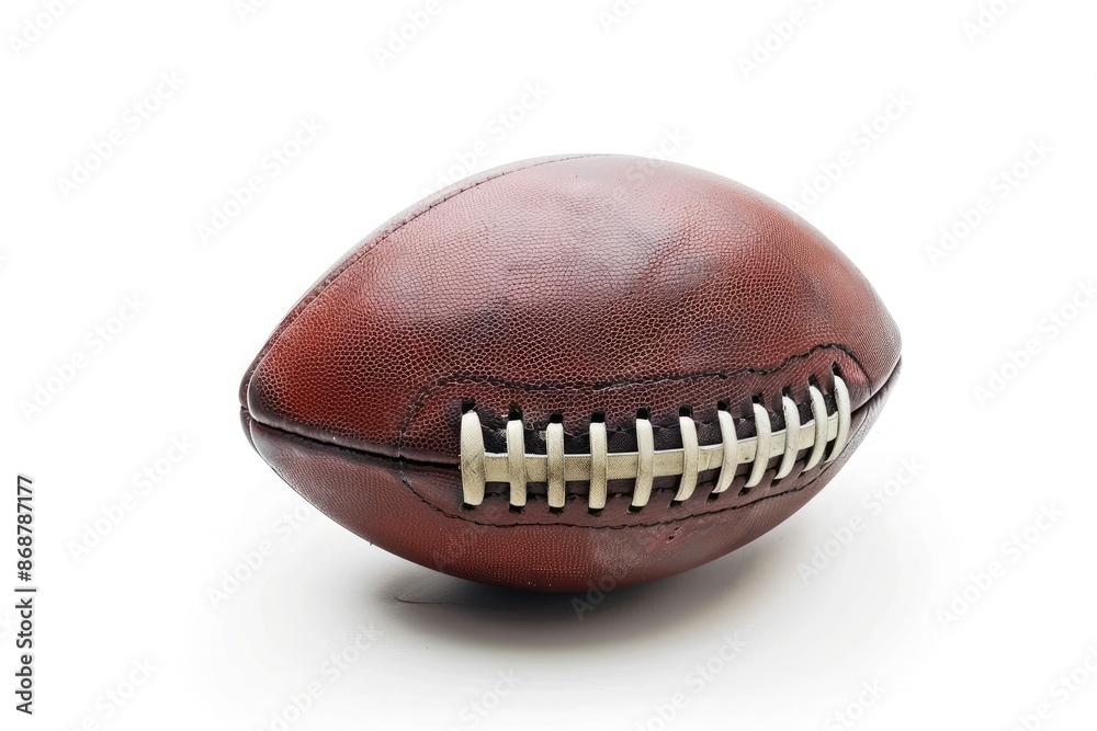 Football alone on white background Football alone on white background