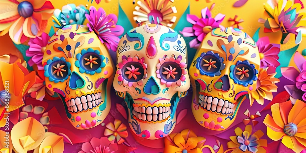 dia de los muertos sugar skull dia de los muertos sugar skull