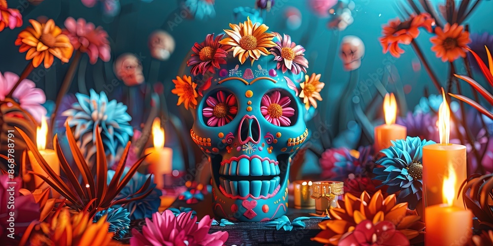 dia de los muertos sugar skull dia de los muertos sugar skull