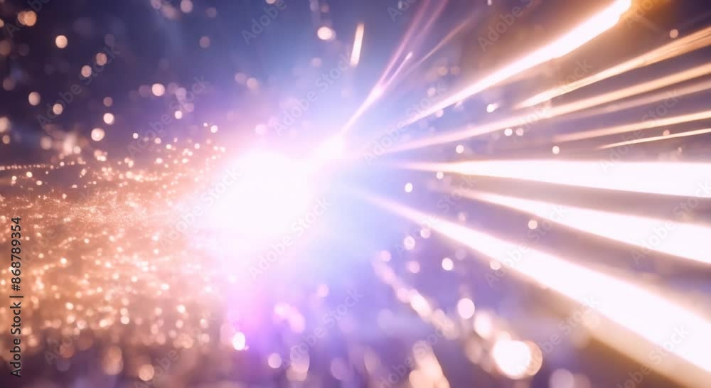 Realistic visual effects of light ray explosion from fiber optic with Luma channel 4k animation Realistic visual effects of light ray explosion from fiber optic with Luma channel 4k animation