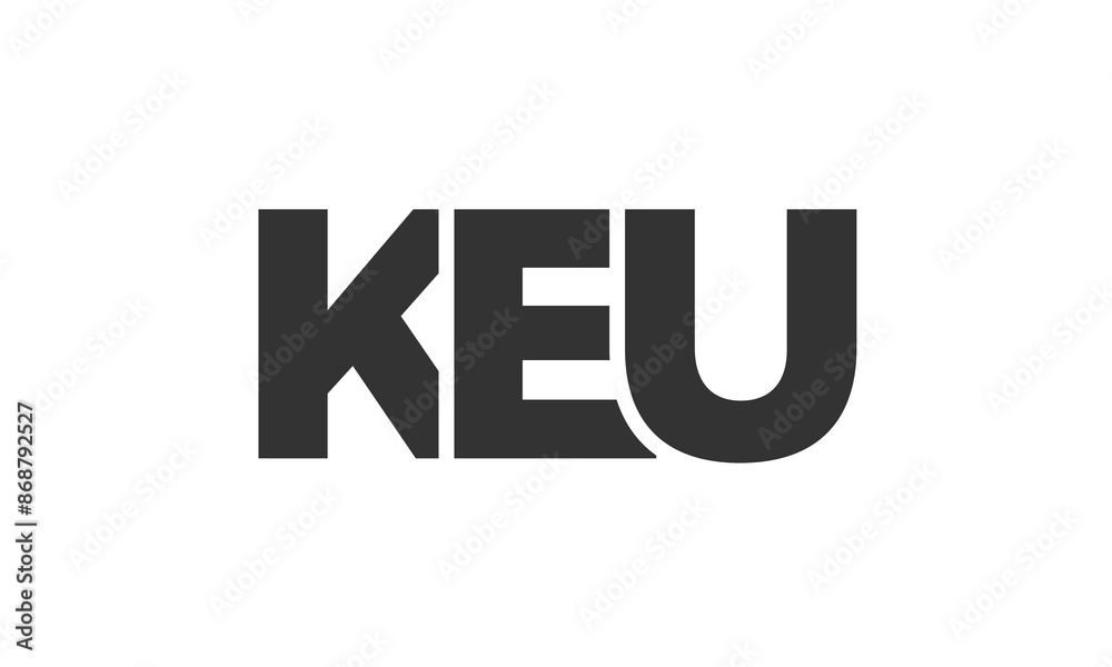 KEU logo design template with strong and modern bold text. Initial based vector logotype featuring simple and minimal typography. Trendy company identity. KEU logo design template with strong and modern bold text. Initial based vector logotype featuring simple and minimal typography. Trendy company identity.