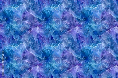 Abstract blue and purple smoke seamless pattern texture for creative backgrounds