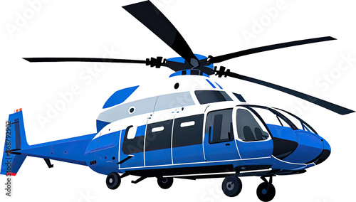Flying Helicopter transparent background