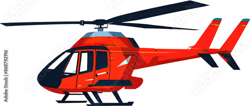 Flying Helicopter transparent background