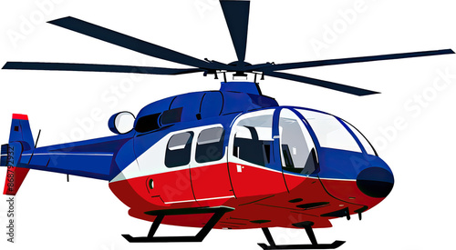 Flying Helicopter transparent background