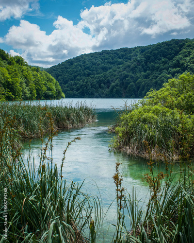 lake in the mountains of Croatia