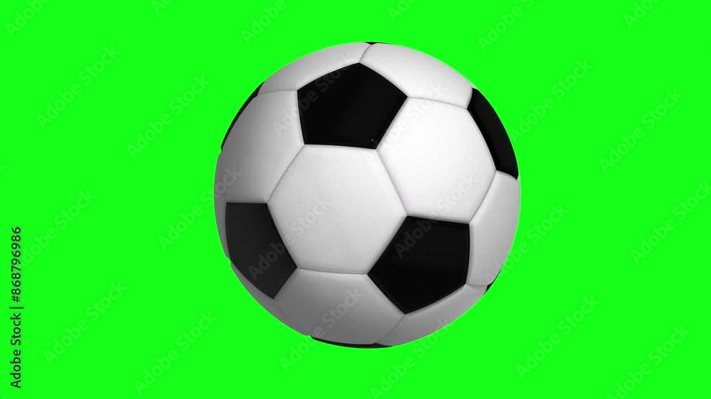 3d render of spinning soccer ball 3d render of spinning soccer ball