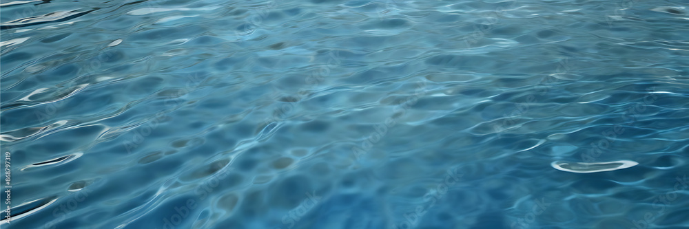 Fototapeta premium abstract water texture blue swimming pool summer background