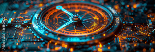 Wallpaper Mural The digital compass: A strategic explorer for businesses, Vision crisis, Mission path, Agency creative, Digital strategy, Market decision, Achievement strategy, Financial stock, Company Torontodigital.ca