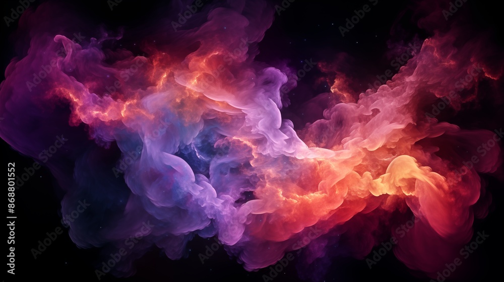 harmonious nebula cloud patterns swirling in an abstract cloud shape isolated on a transparent background harmonious nebula cloud patterns swirling in an abstract cloud shape isolated on a transparent background