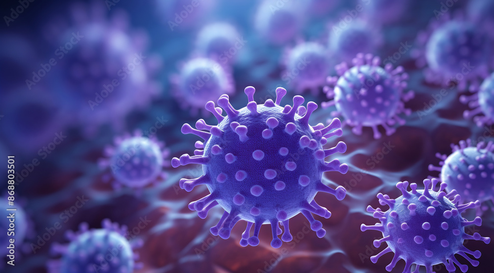 Pathogens in Purple: A 3D Microscopic Perspective Pathogens in Purple: A 3D Microscopic Perspective