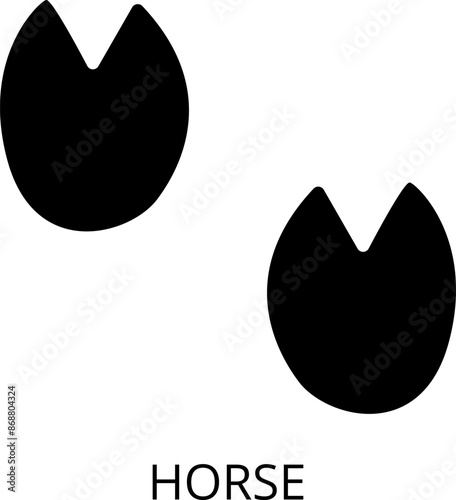 Animals footprints. Realistic Prints wildlife foot icon, bird paw, pets footstep silhouette, print hoofed feet. Cat, dog, wolf, chicken, horse and other vector illustrations.
