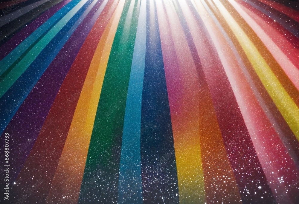 Fototapeta premium Rainbow Prism Sunlight Summer Background
