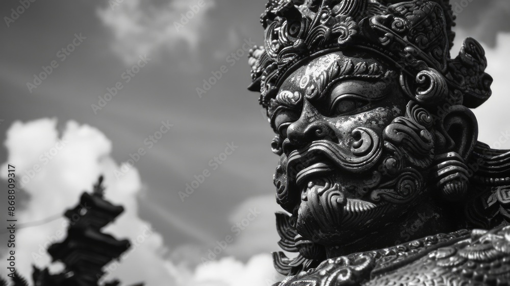 Black and White Statue Black and White Statue