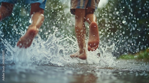 Splashing Through the Rain © Hanasta