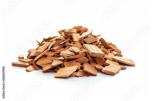 Wallpaper Mural Woodchips for smoking isolated on white background Torontodigital.ca