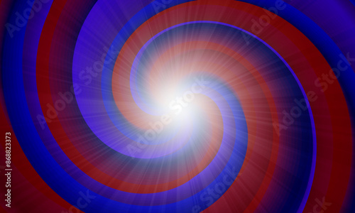 abstract color spiral. Swirling radial pattern bright color background. shiny light.