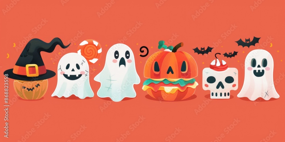 Halloween character grouping Halloween character grouping