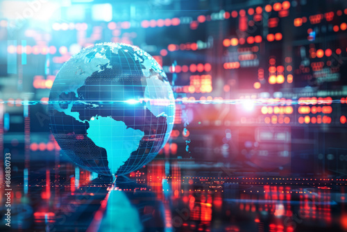 World News A close-up background of the latest news from the digital world
