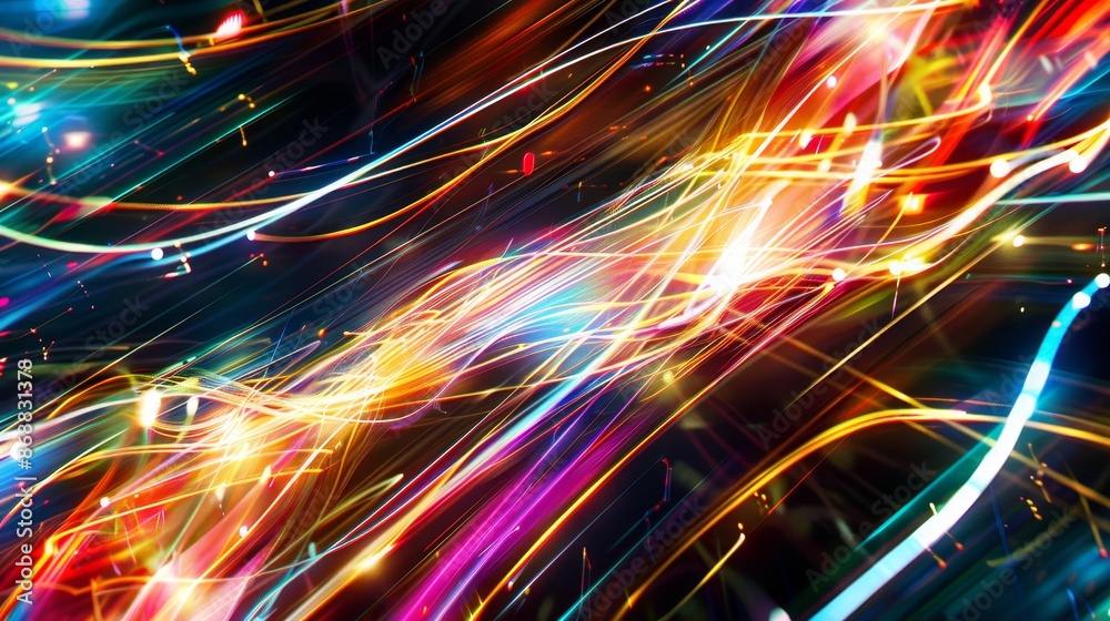 Colorful light trails motion fast effect wallpaper background Colorful light trails motion fast effect wallpaper background