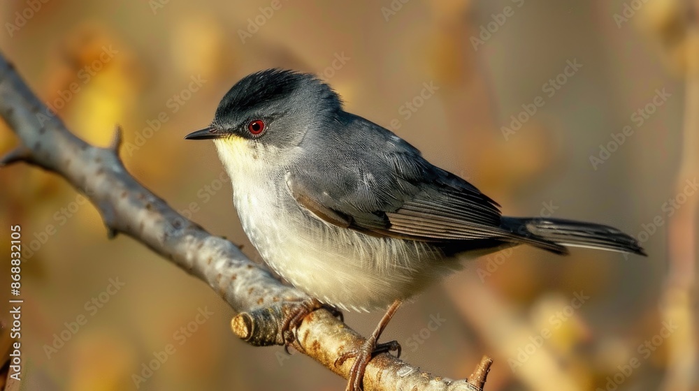 A small bird sitting on the edge of a tree branch, looking around A small bird sitting on the edge of a tree branch, looking around
