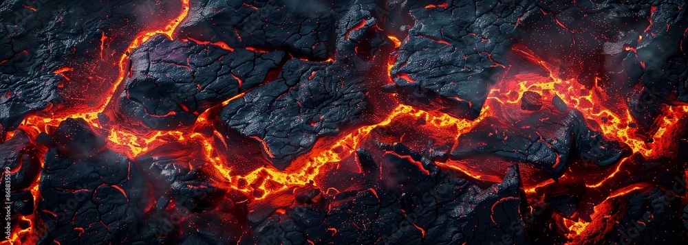 Volcanic lava background Volcanic lava background
