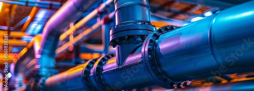 Industry pipes factory construction wallpaper background
