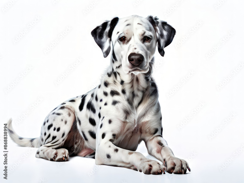Dalmatian Dog Portrait Dalmatian Dog Portrait