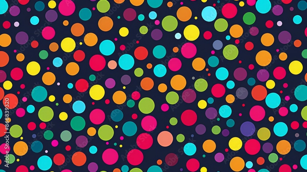 Colorful Polka Dot Pattern Colorful Polka Dot Pattern