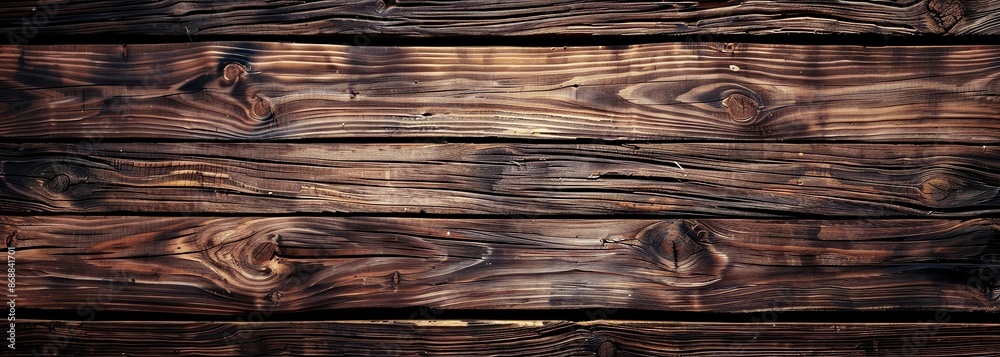 Naklejka premium Rustic wooden texture. Natural background