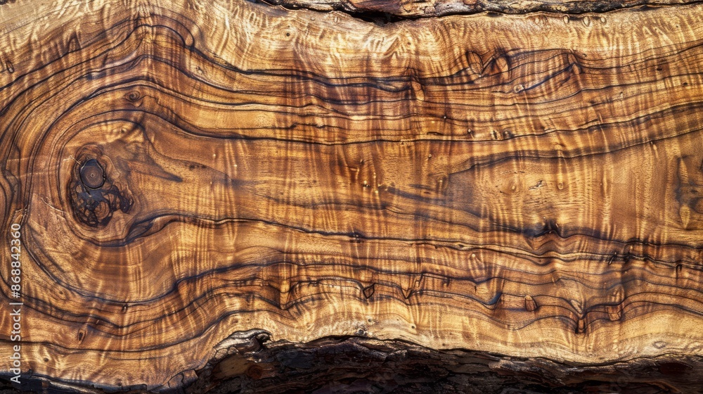 Naklejka premium Intricate Wood Grain Pattern